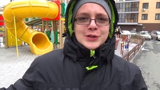 РЕЙД по ЭЛИТНОЙ детской площадке для детей!!! Я замерз на ней до СОПЛЕЙ