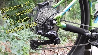 Shimano XT CS - M8000 11-fach Modell 2016, Test und Montage