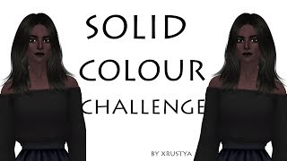 SOLID COLOUR CHALLENGE|СИМ ОДНОГО ЦВЕТА ЧЕЛЕНДЖ|THE SIMS 4