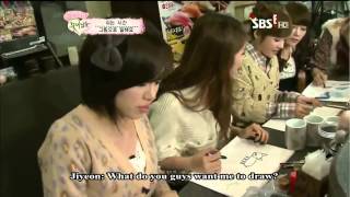 T-ara JiYeon Passion For Drawing[English]