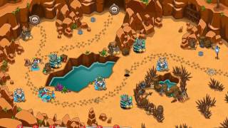 crazy kings walkthrough - tutorial 3 birds arena and 1 outpost