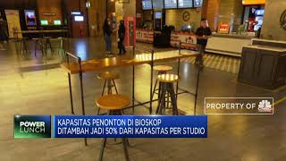 Kapasitas Penonton Bioskop Ditambah 50% dari Kapasitas per Studio