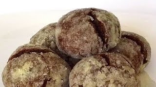 Шоколаднoе Печенье «Трещинки» кулинарный видео рецепт