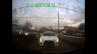 crazy driver in Moscow, водитель псих, без ДТП