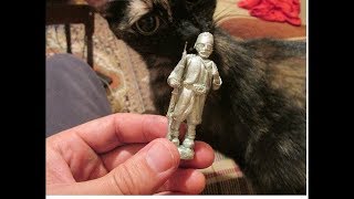 How to make a clay soldier. How to mould. Как сделать солдатика из полимерной глины. Отливка
