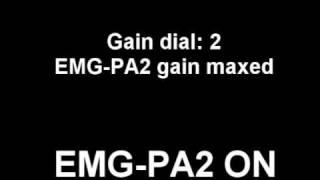 EMG-PA2 Gainbooster Soundtest/Demo