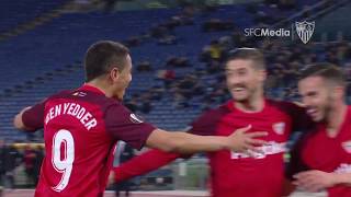 0-1: Ben Yedder culminó una contra para llevar a Sevilla una ventaja que se antojó corta