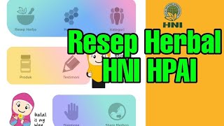 Aplikasi Resep Herba HNI