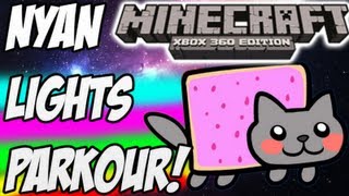 Nyan Lights Parkour - Minecraft Xbox 360 w/Download