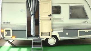 Caravan te koop: BEYERLAND 430 TM /VASTBED/FIETSENDRAGER/VOORTENT