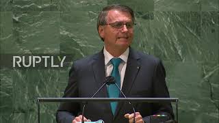 UN: Bolsonaro defends govt record on COVID, environment, corruption at UNGA