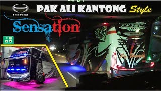 PAK ALI KANTONG STYLE Bersama Po Haryanto HR023 Sensation Melibas Puluhan Bus di Tol Transjawa