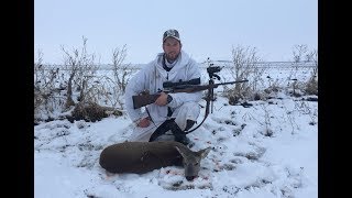 E 22 Zimski lov na Srne, pogodak na 285 m/ Winter Roedoe hunt, 285 m shot