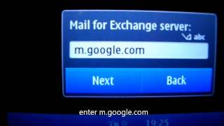 Nokia N8: Syncing Google