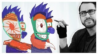 Recreating My Childhood Monster Drawings - Vol.3