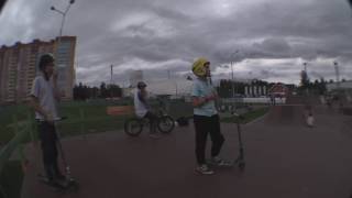 game of scoot - Денис Пашин vs Илья Кузьминов, скейтпарк г.Щелково 20160824