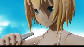 【Giantess Vore】Eat Whale クジラを食べる【MMD 巨大娘】