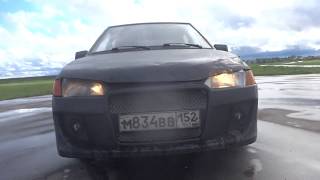 Ваз 2114 Lissa часть 3. Установка обвеса . Я робот и AVR !!!