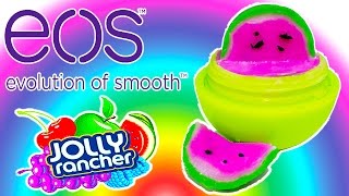 Jolly Rancher EOS Lip Balm: Cotton Candy, Watermelon & Rainbow!