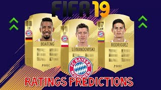 FIFA 19 | BAYERN MÜNCHEN PLAYERS RATINGS PREDICTIONS | w/ LEWANDOWSKI, JAMES & THIAGO| FUT 19