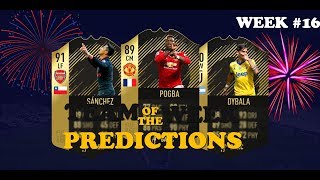 TEAM OF THE WEEK 16 PREDICTIONS - FIFA 18 - TOTW 16 Ft. Salah, Dybala, Son en meer!