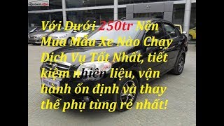 Từ 160tr-250tr thì Nên Mua 7 mẫu Xe Nào Để Chạy Dịch Vụ Tốt Nhất