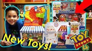 TOY STORY 4 MOVIE  ||  NEW TOY STORY 4 MOVIE TOYS  HUNT || UNBOXING ||  MR POTATO STOP MOTION