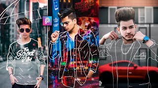 PicsArt INVISIBLE Clothes Photo Editing Tutorial in picsart Step by Step in Hindi - Viral editing
