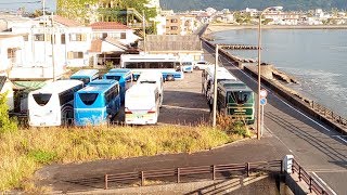 観光バス乗務員宿白波荘の朝 其の9 鹿児島県指宿市The hotel for sightseeing bus crew The morning of Hotel Shiranami So #9 Ibu
