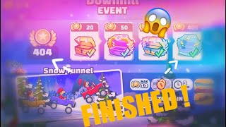 Hill Climb Racing 2 | FINISHED EVENT *Downhill* ! LEGENDARY CHEST OPENING + NEW OUTFIT *Snow Queen*
