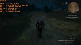 The Witcher 3 on AMD FX-8370@4.5 GHZ + GTX 1060 6 GB OC + 16 GB DDR 3
