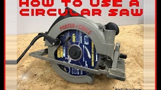 How To use a CIRCULAR SAW - Tips for Beginners and Experienced Users
