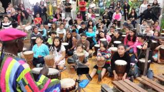 African Drumming Outreach with Children