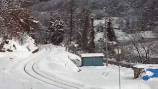 飯山線　DD16ラッセル　Japan　Ｔｒａｉｎ　Snow　Pｌｏｗing