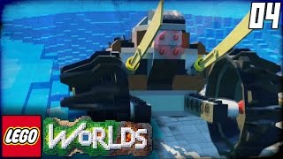 Lego Worlds Part 4 - "WE BROKE THE GAME!!!" (Lego Open World Sandbox Gameplay)