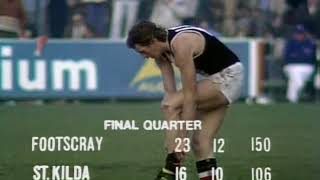 1978 Round 13 Footscray Vs St Kilda at the Western Oval  Kelvin Templeton Boots 15 Goals!