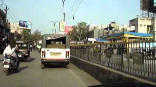 Passing through Raipur City.