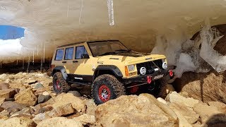 ТЮНИНГ JEEP CHEROKEE ... Покоритель ледяной пещеры (RC car Axial SCX10-2)