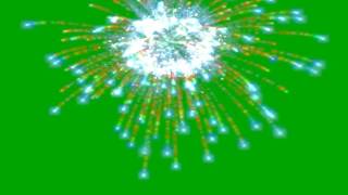 Fireworks colour greenscreen Sound effect Full-HD  Футаж Салют & Фейерверк