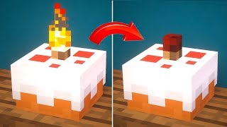 Как сделать ТОРТ В МАЙНКРАФТЕ! Можно задуть свечку!
