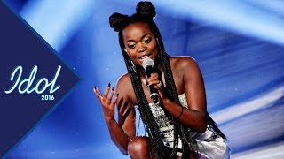 Renaida Braun sjunger Välkommen In i Idol 2016 - Idol Sverige (TV4)