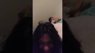 Tia tickle papa feet stink