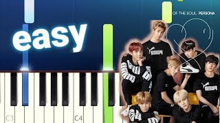 BTS (방탄소년단) - Jamais Vu (100% EASY PIANO TUTORIAL)