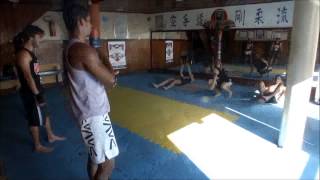 MUAY THAI Treininho de Ontem no CT - BANZAY Aquecimento...