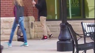 PEEING IN PUBLIC PRANK || PEE WATER BOTTLE