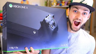 Xbox One X UNBOXING + GAMEPLAY! ? (New BEST Console?)