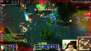 LMQ tc Mor 1v4 steals baron with graves