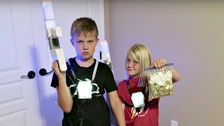 COPS AND ROBBERS WITH LASER X BLASTERS!