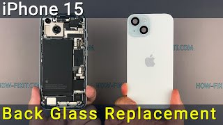The Easiest iPhone 15 Back Glass Replacement Tutorial Ever!