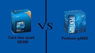CORE DUO QUAD Q8300 vs PENTIUM G4560 [BENCHMARK]